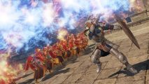 Fire Emblem Warriors Three Hopes Recruitment: Dedue can be seen attacking enemies