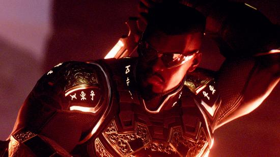 Marvel's Midnight Suns combat development XCOM: An image of blade from Marvel's Midnight Suns