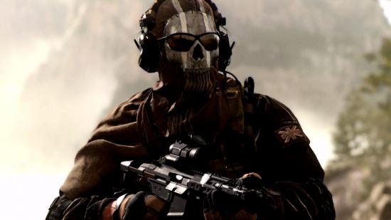 Modern Warfare 2 beta start date leak: An image of Ghost from Modern Warfare 2