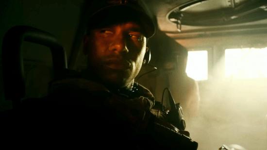 Modern Warfare 2 World Reveal trailer: An image of Kyle Garrick from the live-action teaser