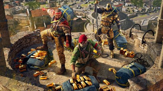 Warzone Fortune's Keep easter eggs: A trio of operators look to extract with bags of stolen gold bars