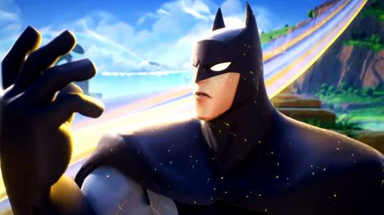 MultiVersus free to play: an image of Batman from the game trailer