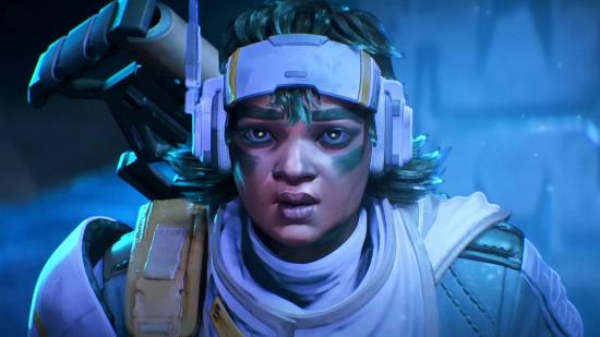 Apex Legends Survive short Season 14 Character: an image from a woman looking confused with green hair