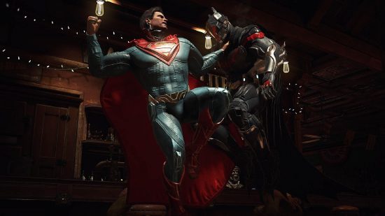 सर्वोत्कृष्ट लढाई खेळ: अन्याय 2 मध्ये सुपरमॅन बॅटमॅनशी लढा देत आहे