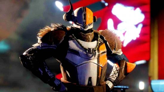 Destiny 2 Classy Restoration PvP complaints: an image of a man wearing orange and white armour