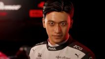 F1 Manager 2022 missing feature multiplayer: an image of Zhou Guanyu in F1 Manager 2022