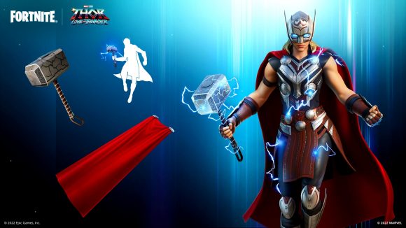 Fortnite Thor Skins bundle: An image of all the Mighty Thor related cosmetics