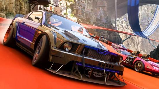 Forza Horizon 5 Hot Wheels DLC release time: Ford Mustang on a Hot Wheels track