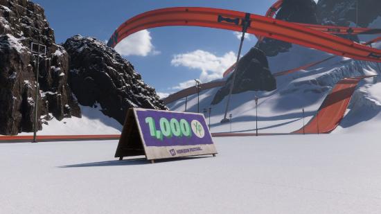 Forza Horizon 5 Hot Wheels XP Board Locations: An XP board can be seen next to some tracks.