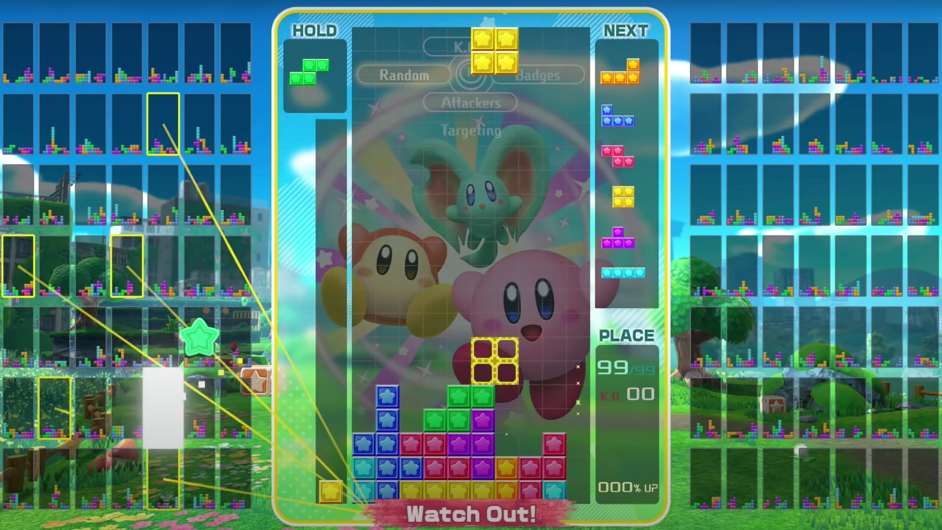 Free Nintendo Switch games: s99 players fight it out in Tetris 99