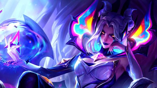 League of Legends Star Guardians 2022 skins: An image of the Morgana event skin close up