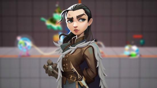MultiVersus early access open beta announcement: An image of Arya Stark in MultiVersus