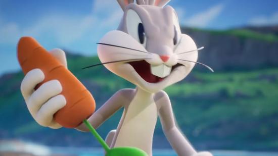 MultiVersus Server Maintenance: Bugs Bunny can be seen holding a carrot