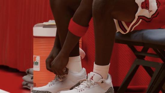 NBA 2K23 Pre-Orders: Michael Jordan can be seen tying his shoelaces