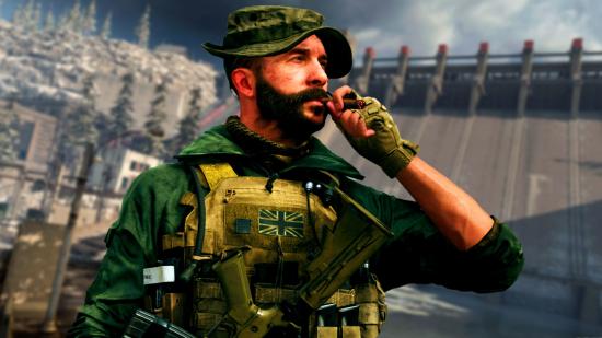 Warzone bring back Verdanks movement: a man smoking a cigar in front of a blurred background