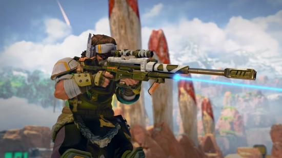 Apex Legends Kings Canyon rework meta: Vantage aims down the scope of her sniper