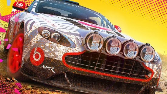 Los mejores juegos de xbox para 2 jugadores: un coche de rally de DiRt