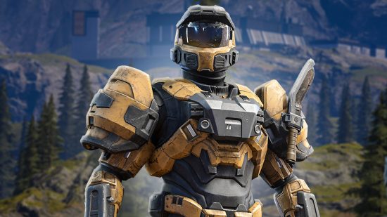 Free Xbox games: A spartan stands in Halo Infinite