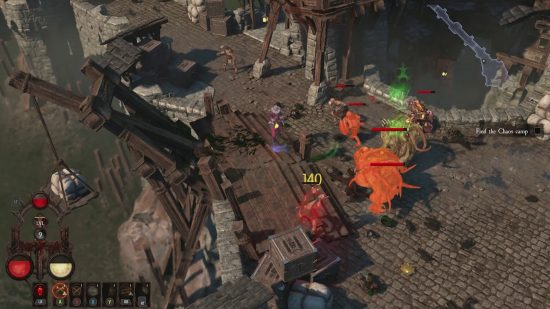 Best PS5 co-op games: a fight plays out in Warhammer Chaosbane