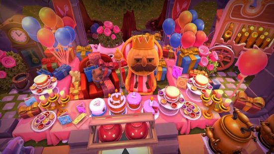 Best PS5 co-op games: the king onion has a feast in Overcooked
