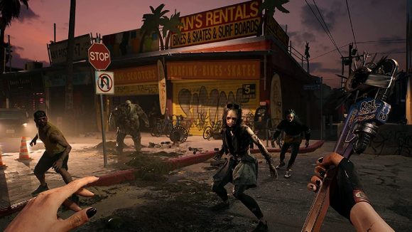 Dead Island 2 Release Date: The player can be seen attacking some zombies