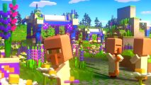 Minecraft Legends gameplay: A screenshot from the Minecraft Legends gameplay trailer