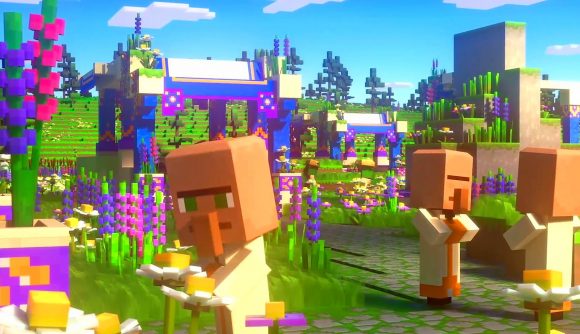Minecraft Legends is more about the crafting than the mining