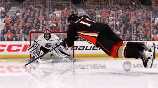 nhl 23 release date diving to get puck in net