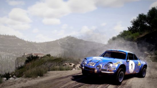 PS5 racing games: WRC cars on a dirt track in WRC10