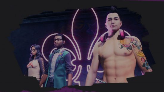 Saints Row Crew Customisation: Eli, Neenah, and Kevin can be seen