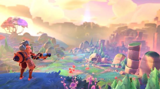 Is Slime Rancher 2 multiplayer: The character can be seen looking over the isles
