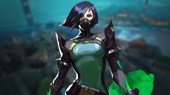 Valorant Episode 5 Act 2 Battle Pass: Viper with Pearl behind her