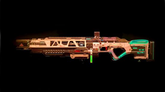 Warzone EX1 loadout: an image of the EX1 on a black background