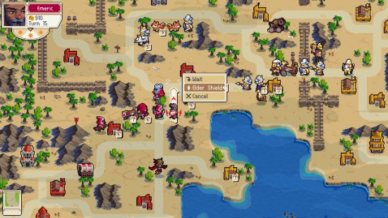 Xbox strategy games: A desert in Wargroove