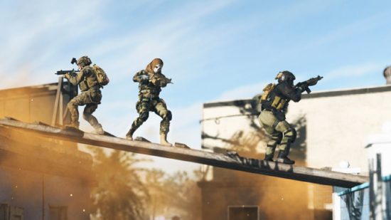 Call of Duty Modern Warfare 2 Season 1 Release Date: multiple soldiers can be seen on a rooftop