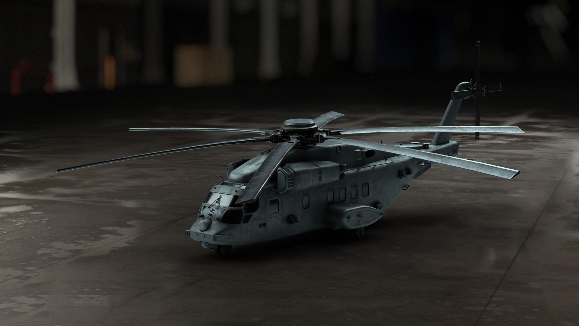 Modern Warfare 2 Vehicles: The heavy chopper can be seen