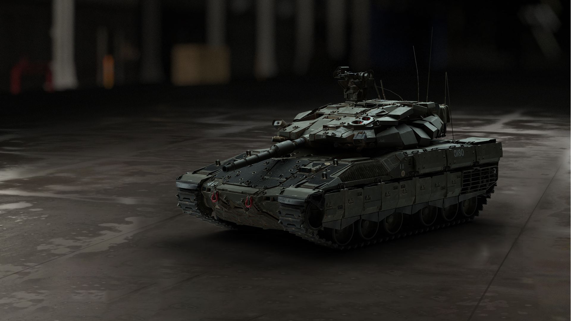 Modern Warfare 2 Vehicles: The heavy tank can be seen