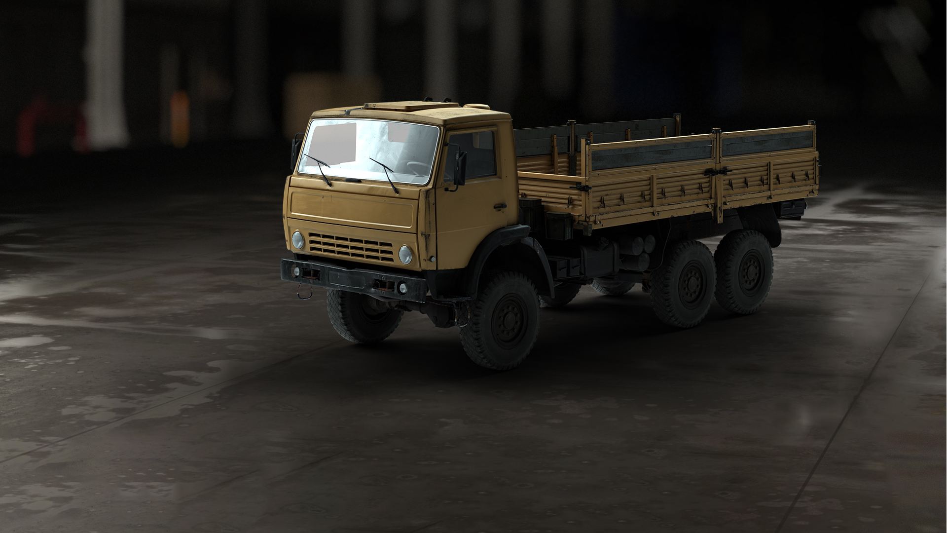Modern Warfare 2 Vehicles: The Cargo Truck can be seen