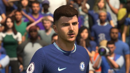 FIFA 23 free pack method: Chelsea's Mason Mount in a blue kit