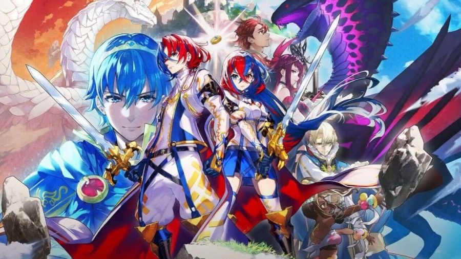 Fire Emblem Engage: Multiple characters can be seen in key art