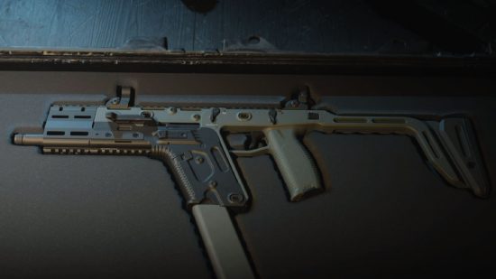 Modern Warfare 2 Fennec 45 loadout: an image of an SMG in the gunsmith