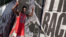 NBA 2K23 Earn VC Virtual Currency: A player can be seen in a street