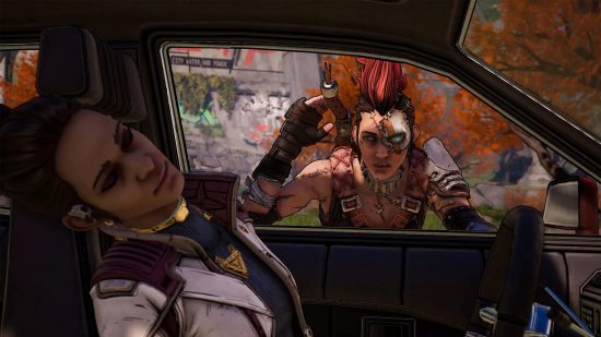new tales from the borderlands characters anu sleeping in a car