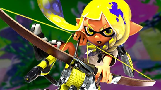 Splatoon 3 release time: an image of an inkling with a bow