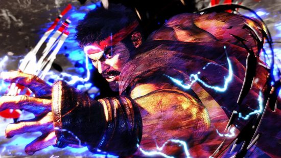 Street Fighter 6 characters: Ryu can be seen pulling off a powerful attack