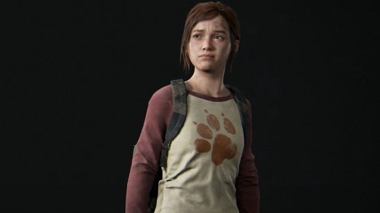 The Last of Us Part 1 Skins Costumes: Ellie can be seen wearing a Naughty Dog shirt