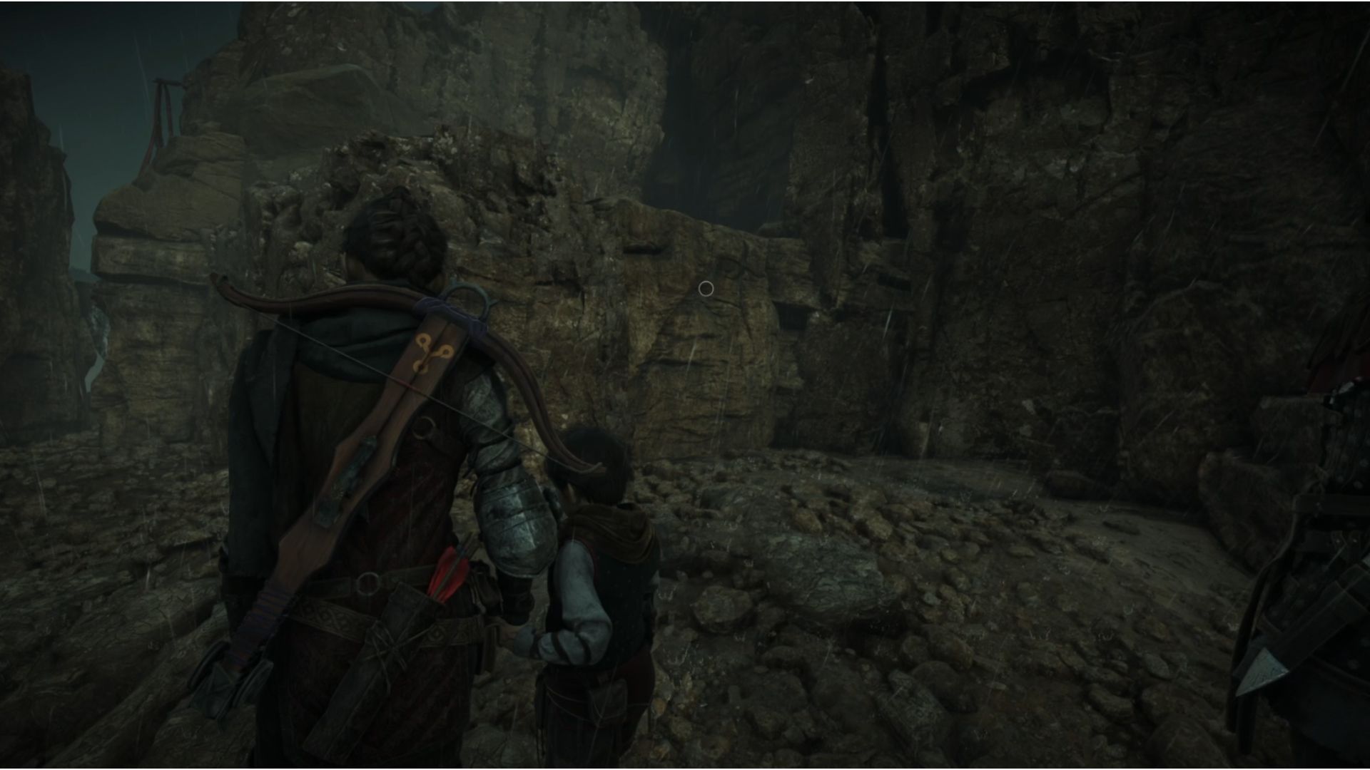 A Plague Tale Requiem Collectibles: The path up to the cave can be seen
