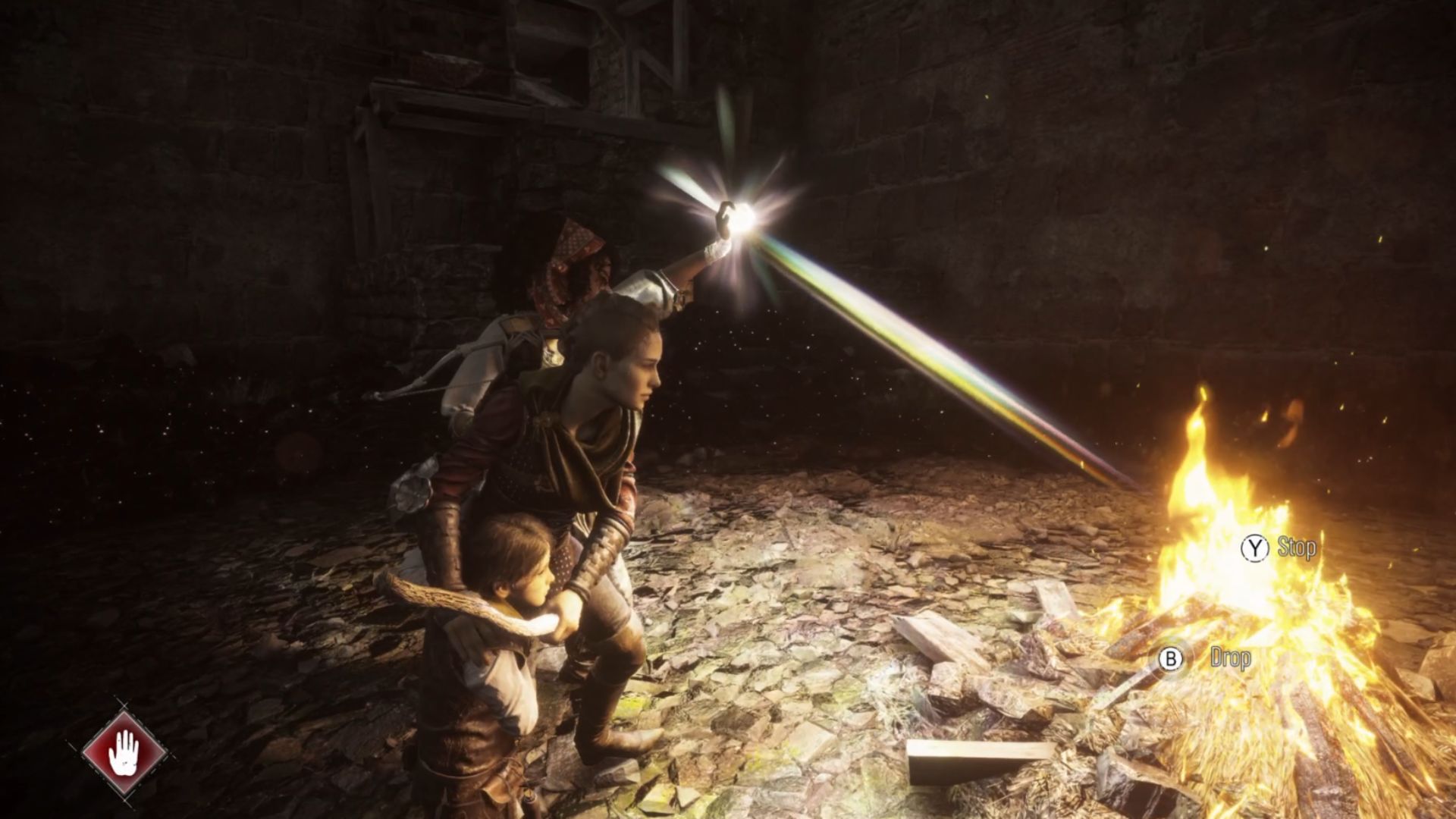 A Plague Tale Requiem Secret Chest Locations: Amicia can be seen using Sophia's light to reach the room