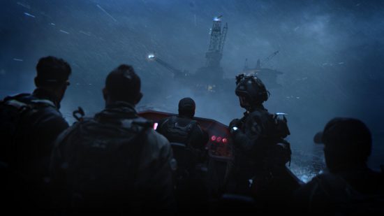Modern Warfare 2 Unlock Realism Difficulty: Multiple people can be seen in a boat