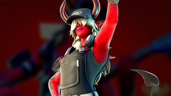Fortnite Desdemona skin release date: an image of the demoness with her arm up